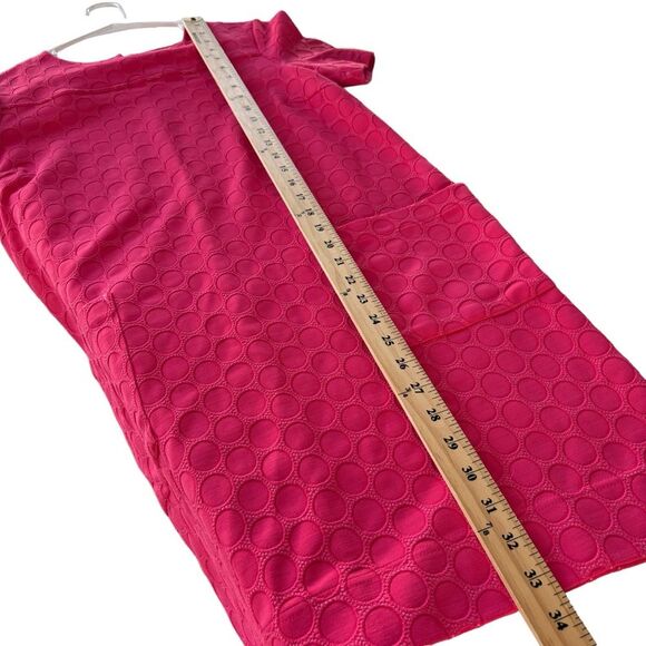 Marc by Marc Jacobs Hot Pink Textured Shift Dress S - Picture 6 of 7